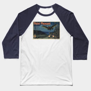 Point Pleasant Postcard Baseball T-Shirt